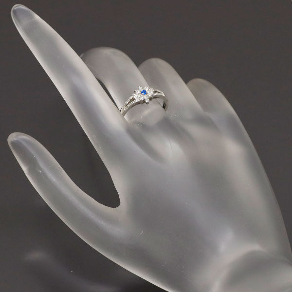 新品 希少 Pt950 アウイナイト ダイヤモンド リング 0.02ct D0.22ct