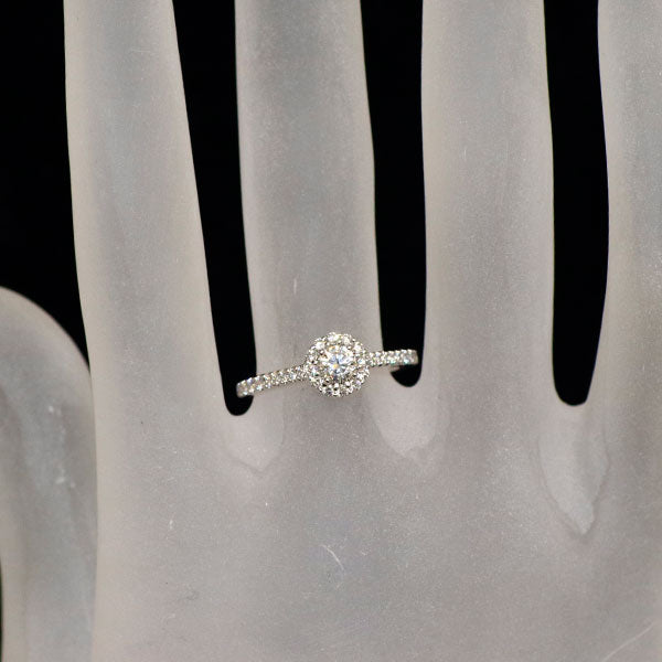 グラフ K18WG ダイヤモンド リング 0.19ct F VVS2 アイコンラウンド graff 《セルビー銀座店》【中古】 《セルビー銀座店》【中古】