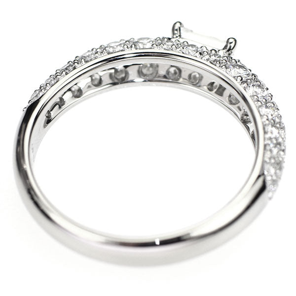 ギメル Pt950 スクエアカットダイヤモンド パヴェ リング 0.265ct D0.794ct Gimel 《セルビー銀座店》【中古】 《セルビー銀座店》【中古】