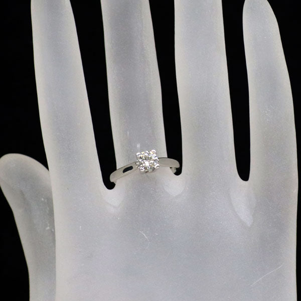 ハリーウィンストン Pt950 ダイヤモンド リング 0.51ct F VVS1 3EX HW ソリティア 《セルビー銀座店》【中古】