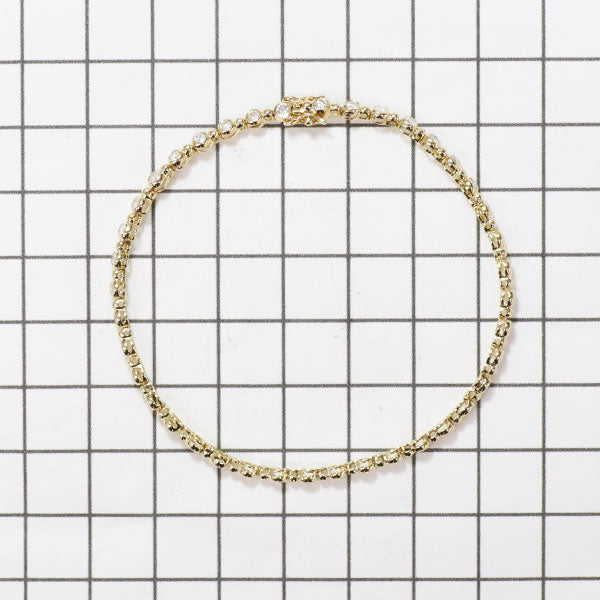 K18YG ダイヤモンド ブレスレット 1.00ct テニス