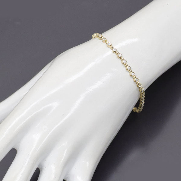 K18YG ダイヤモンド ブレスレット 1.00ct テニス