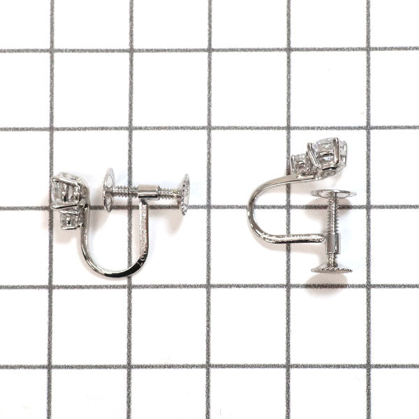 平和堂貿易 Pt950/Pt900 ダイヤモンド イヤリング 0.72ct D0.14ct