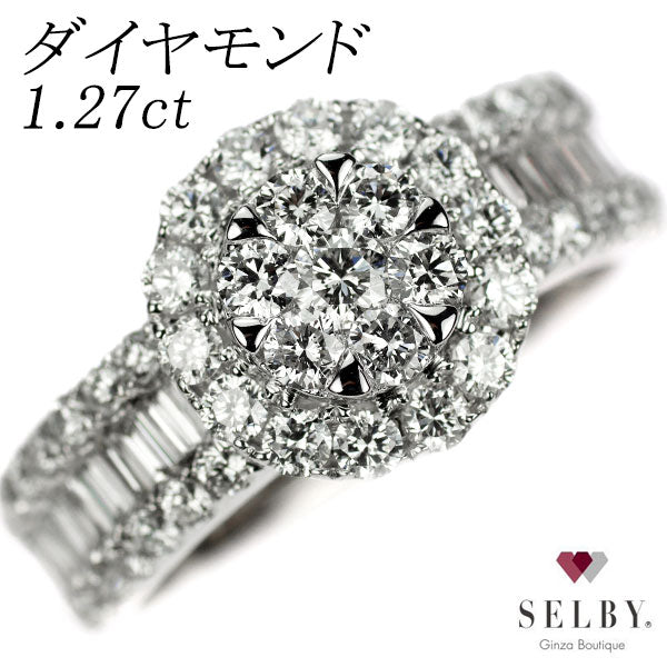 K18WG ダイヤモンド リング 1.27ct 《セルビー銀座店》【中古】