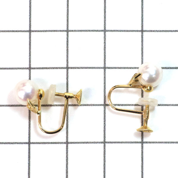 MIKIMOTO - ミキモト K18YG アコヤ真珠 ブローチ 径約4.8-6.3mm