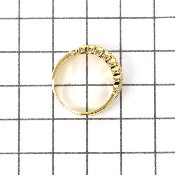 K18YG ダイヤモンド リング 0.09ct アンティークレース
