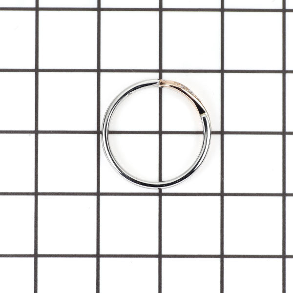 スタージュエリー Pt950/K18PG ダイヤモンド リング 0.02ct