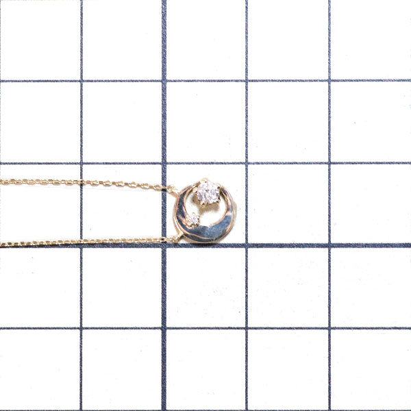 wish upon a star K10YG ダイヤモンド ペンダントネックレス wish upon a star K10YG ダイヤモンド ペンダントネックレス