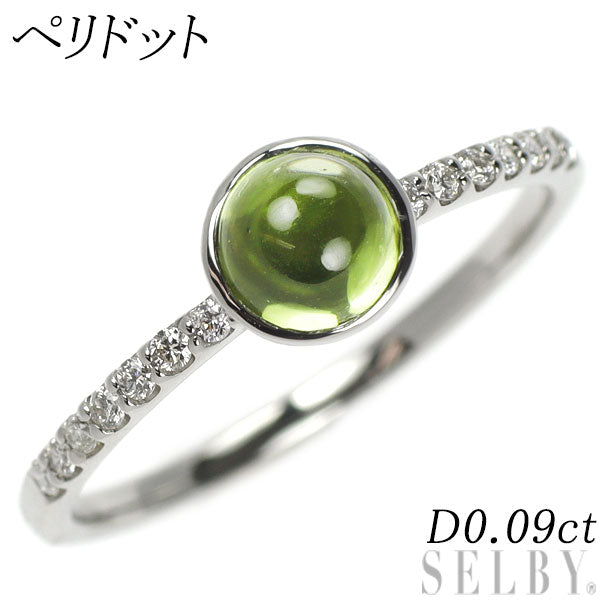 楽天市場】ペリドット 11.84ct ダイヤモンド 1ct オーバル 楕円
