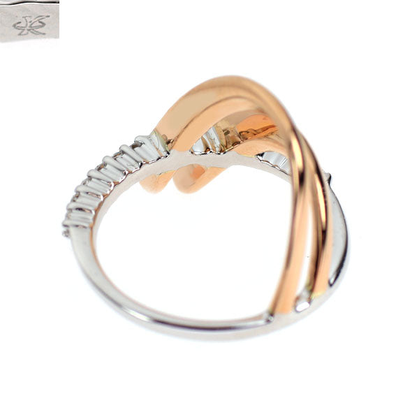 カラッチ K18PG/ K18WG ダイヤモンド リング 0.17ct パイナス  ピンキー