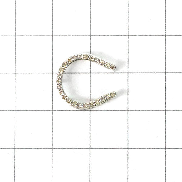 GSTV K18WG ダイヤモンド ペンダントトップ 0.22ct 馬蹄 ホース GSTV K18WG ダイヤモンド ペンダントトップ 0.22ct 馬蹄 ホース