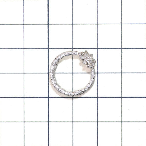 Pt999 ダイヤモンド リング 0.30ct フラワー 形状記憶