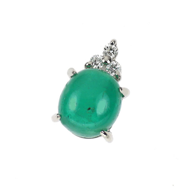Pt950 エメラルド ダイヤモンド ペンダントトップ 0.50ct D0 Pt950 エメラルド ダイヤモンド ペンダントトップ 0.50ct D0