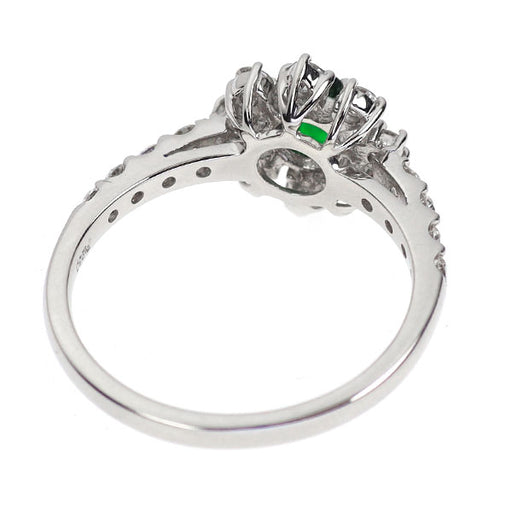 K18YG グリーン ガーネット リング 0.19ct — セルビーオンライン