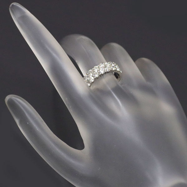 Pt900 ダイヤモンド リング 2.01ct パヴェ