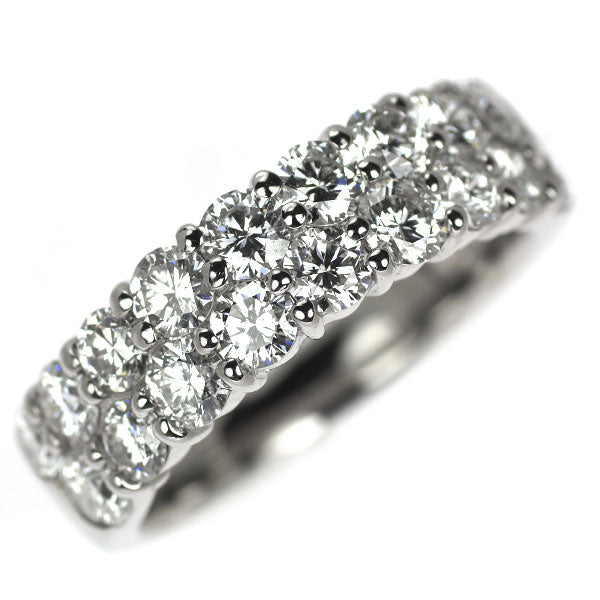 Pt900 ダイヤモンド リング 2.01ct パヴェ