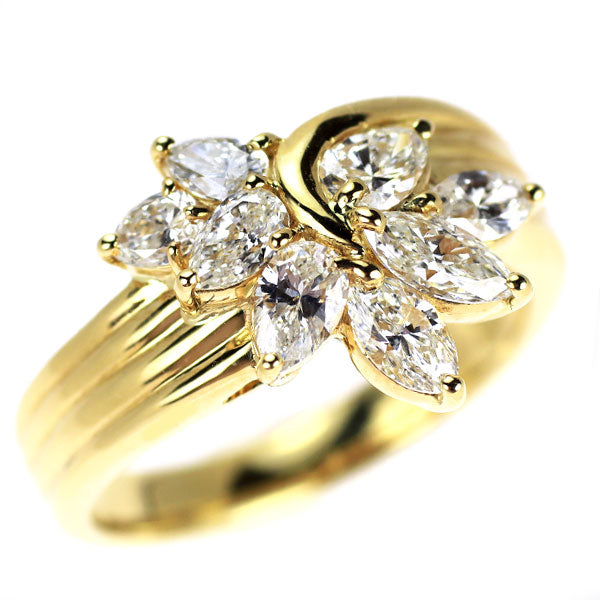 K18YG ダイヤモンド リング 1.04ct