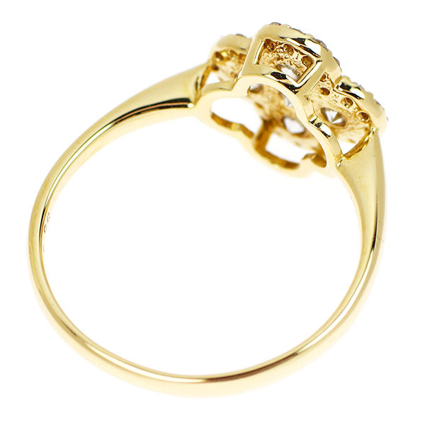 K18YG ダイヤモンド リング 0.50ct フラワー — セルビー K18YG ダイヤモンド リング 0.50ct フラワー — セルビー