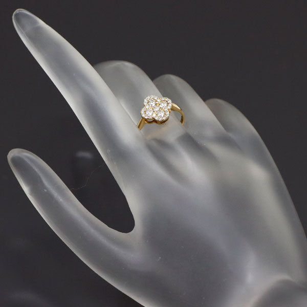 K18YG ダイヤモンド リング 0.50ct フラワー — セルビー K18YG ダイヤモンド リング 0.50ct フラワー — セルビー