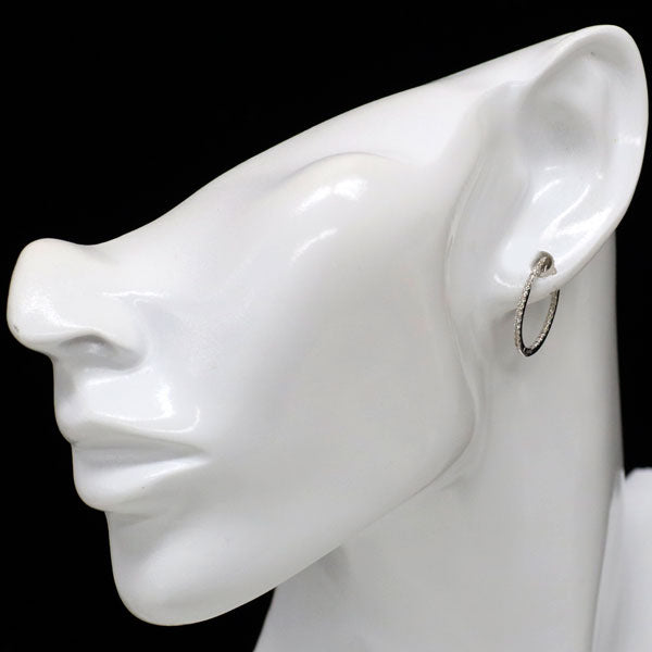 K18WG ダイヤモンド ピアス 0.30ct — セルビーオンラインストア