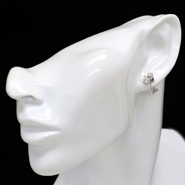 K18WG ダイヤモンド イヤリング 0.557ct D0.22ct