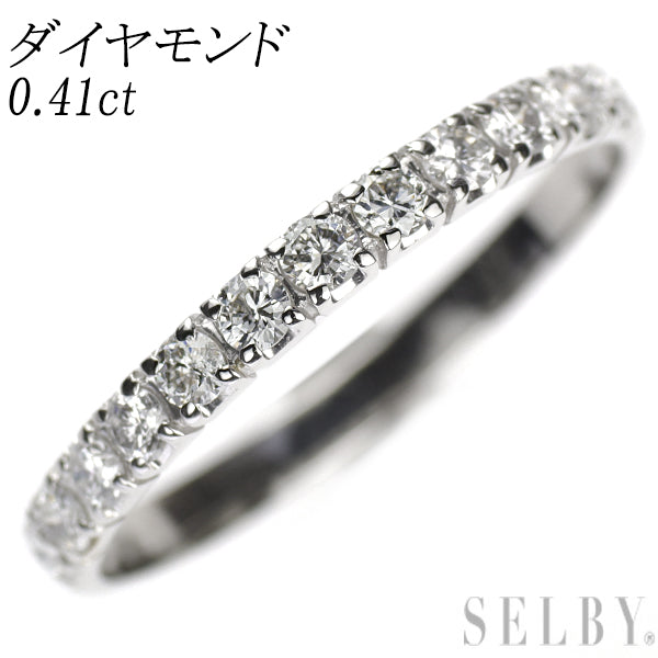 pt900 ダイヤモンドハーフエタニティリング 楽天市場】Pt900【0.5ct】フチあり ダイヤモンド ハーフ