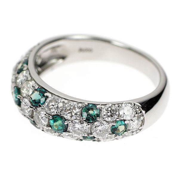 希少 Pt900 アレキサンドライト ダイヤモンド リング 0.68ct D1.40ct