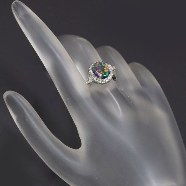 Pt900 ダイヤモンド リング 0.50ct フラワー — セルビー