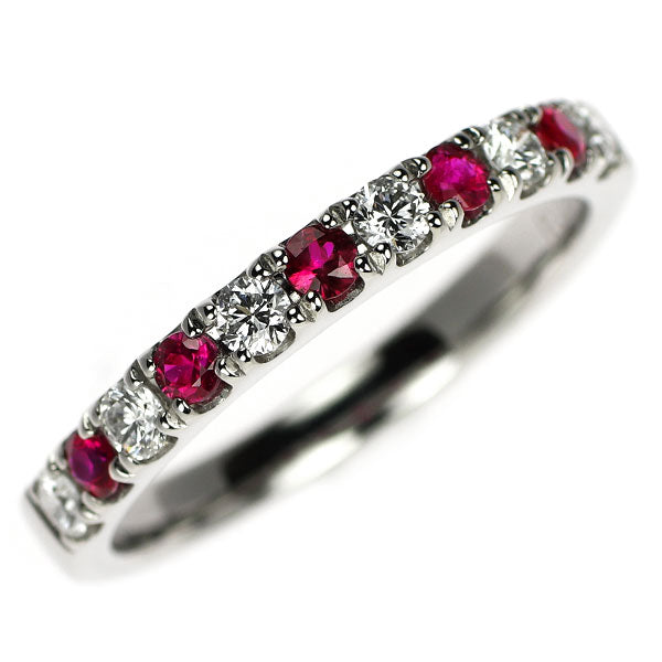 モニッケンダム Pt900 ルビー ダイヤモンド リング 0.28ct D0.30ct