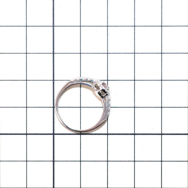 新品 希少 Pt950 天然ピンクダイヤモンド リング 0.191ct FOP I1 D0.28ct【エスコレ】