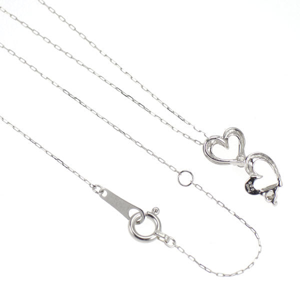 新品 Pt900/Pt850 ダイヤモンド ペンダントネックレス 0.05ct 【エスコレ】  ハート