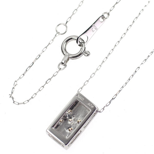 新品 Pt ダイヤモンド ペンダントネックレス 0.05ct 【エスコレ】