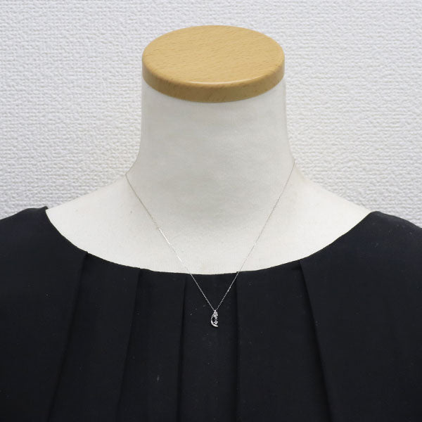 新品 Pt ダイヤモンド ペンダントネックレス 0.04ct 【エスコレ】