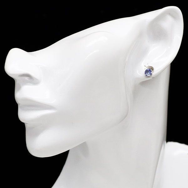 新品 Pt900 タンザナイト ピアス 0.80ct【エスコレ】