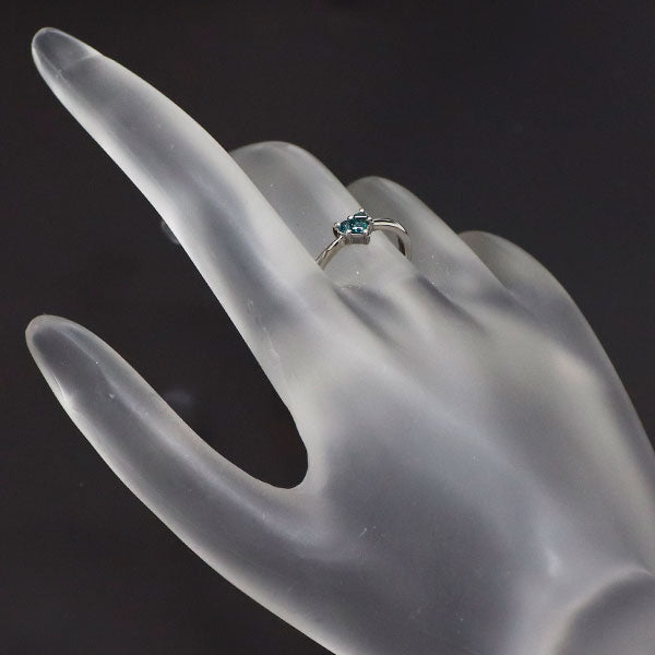 新品 希少 Pt900 エメラルドマイン社 アレキサンドライト リング 0.19ct ミステリーセッティング ハート