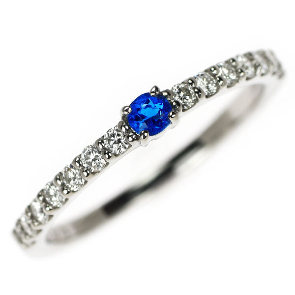 新品 希少 Pt900 アウイナイト ダイヤモンド リング 0.07ct D0.24ct
