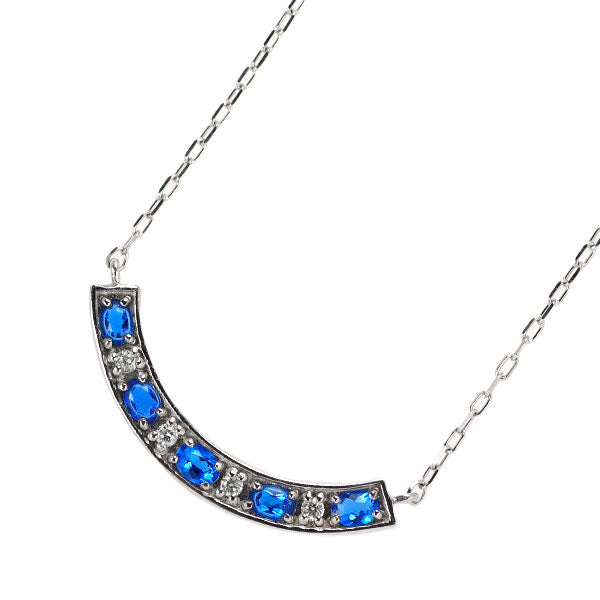 新品 希少 Pt900/ Pt850 アウイナイト ダイヤモンド ペンダントネックレス 0.15ct D0.03ct