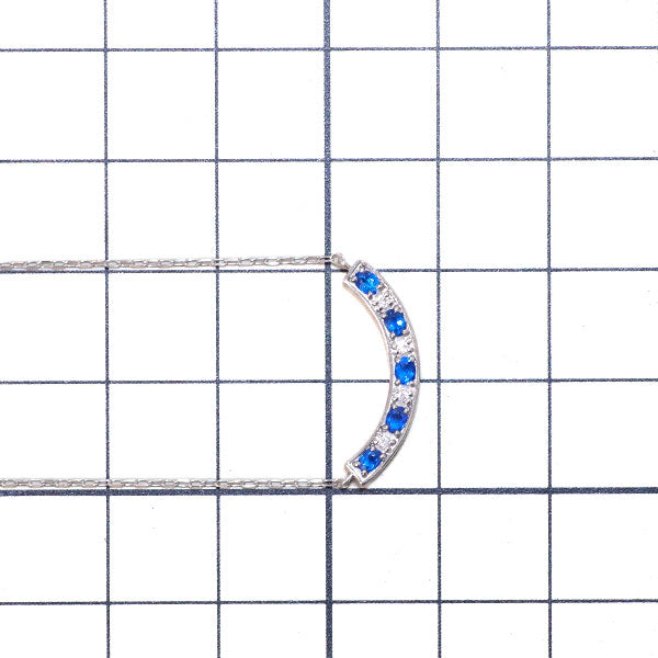 新品 希少 Pt900/ Pt850 アウイナイト ダイヤモンド ペンダントネックレス 0.15ct D0.03ct