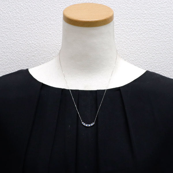 新品 希少 Pt900/ Pt850 アウイナイト ダイヤモンド ペンダントネックレス 0.15ct D0.03ct