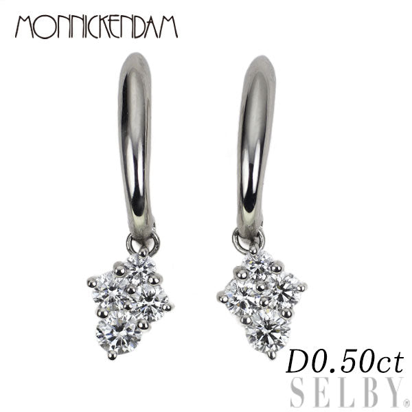モニッケンダム Pt900 ダイヤモンド ピアス 0.50ct — セルビー  
