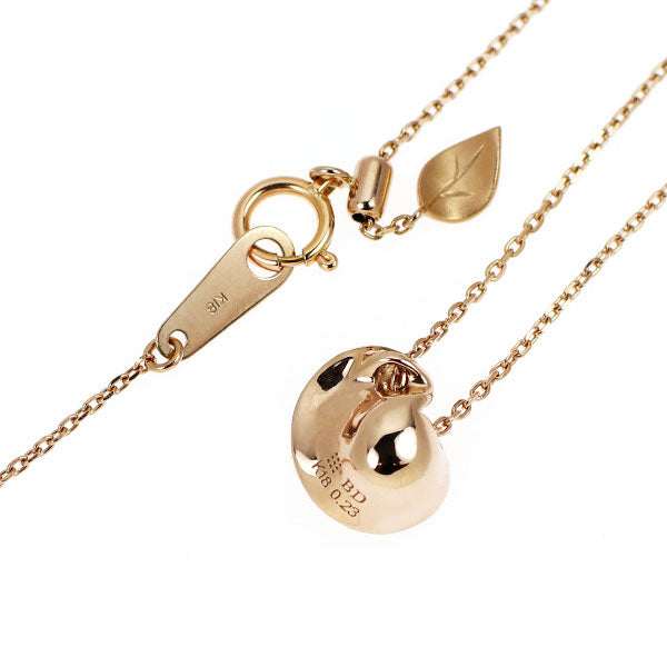 カシケイ K18PG ダイヤモンド ペンダントネックレス 0.23ct