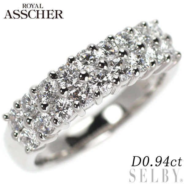 ロイヤル・アッシャー ダイヤモンド リング Pt900 ロイヤルアッシャー Pt900 ダイヤモンド リング 0.94ct — セルビー
