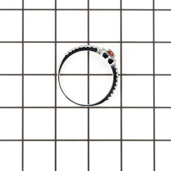 新品 希少 Pt950 ハートシェイプ 天然ピンク ダイヤモンド リング 0.128ct FDP VS2 D0.18ct【エスコレ】