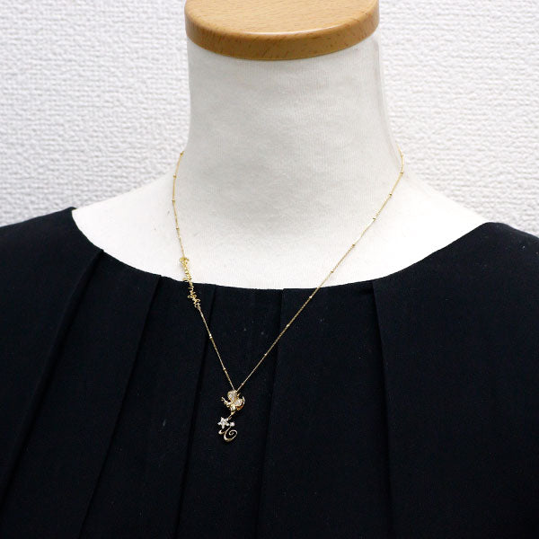 小寺智子 K18YG ダイヤモンド ペンダントネックレス 0.18ct STARRY NIGHT