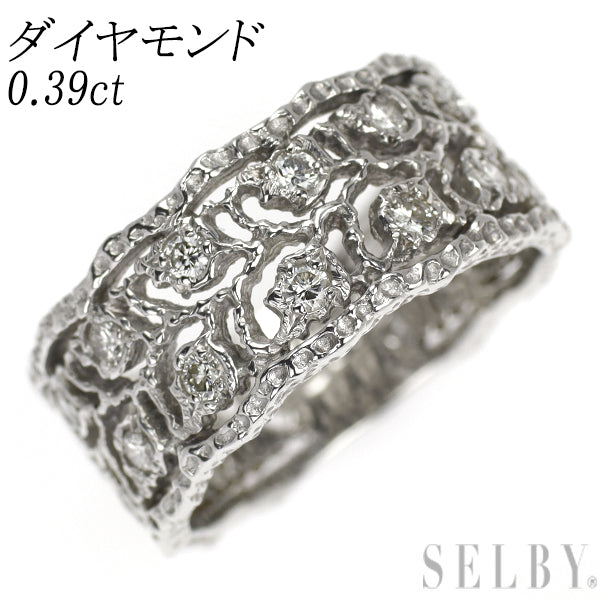 Pt900 ダイヤモンド リング 0.39ct — セルビーオンラインストア