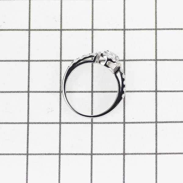 新品 Pt950 オールドサーキュラーブリリアントカット ダイヤモンド ローズカットダイヤ リング 0.516ct F SI1 D0.54ct【エスコレ】