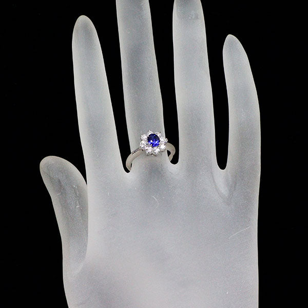 MIKIMOTO サファイア ダイヤモンド リング MIKIMOTO（ミキモト） サファイア ダイヤモンド リング 指輪 0.13ct