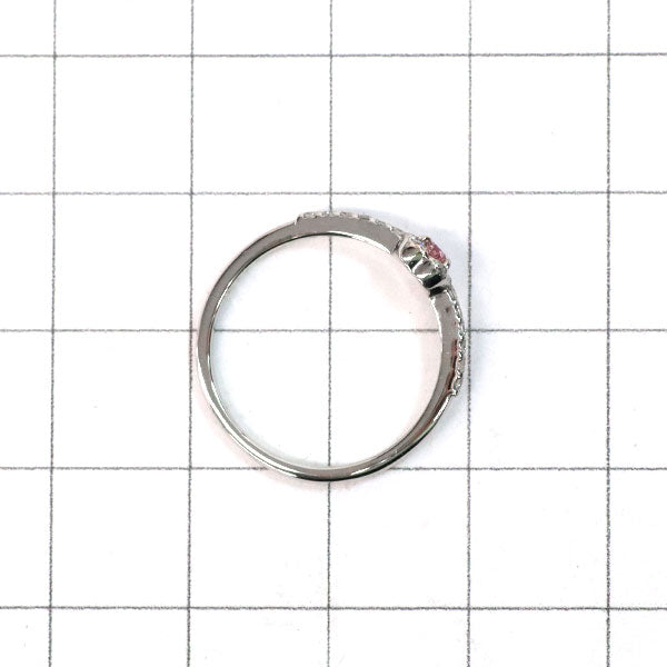 新品 希少 Pt950 ハートシェイプ 天然ピンク ダイヤモンド リング 0.049ct FIPP SI2 D0.12ct 【エスコレ】