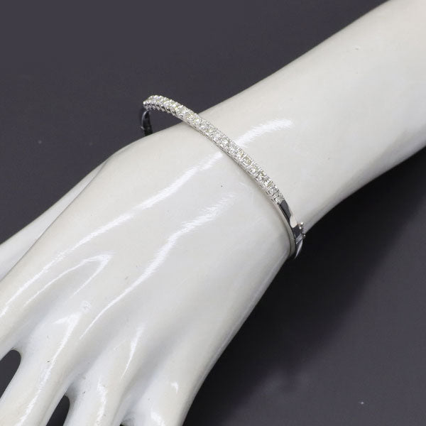 K18WG ダイヤモンド バングル 1.50ct