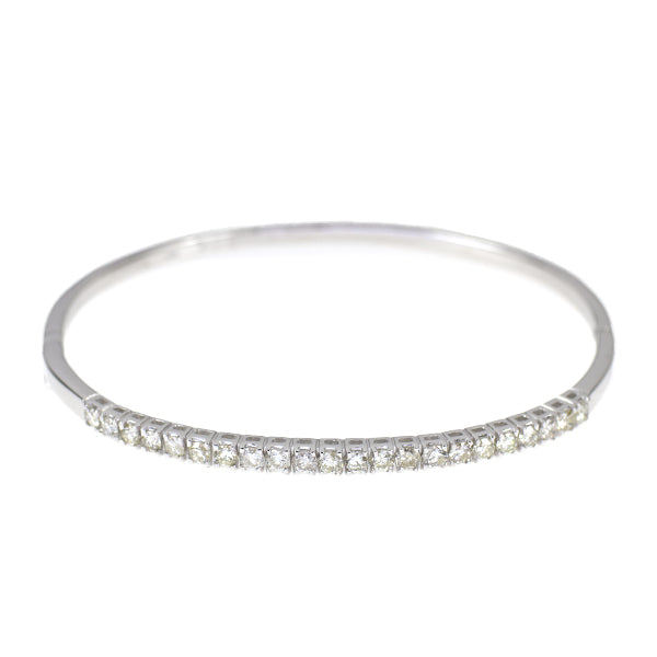 K18WG ダイヤモンド バングル 1.50ct